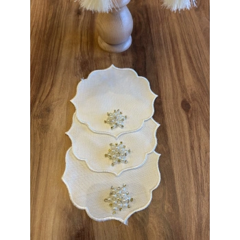 3 adet sunum peçetesi(gold)