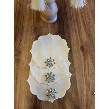 3 adet sunum peçetesi