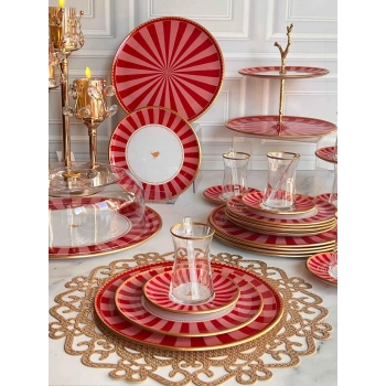 34 parça cam ikram seti