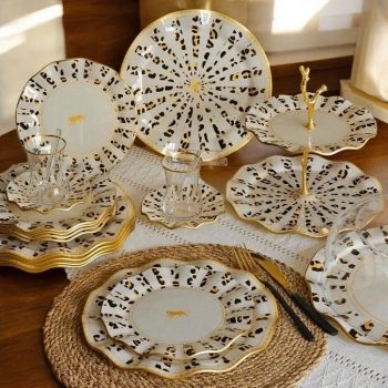 34 parça cam ikram seti