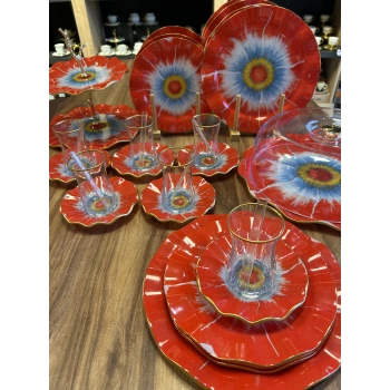 34 parça cam ikram seti