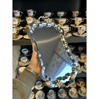 1 adet ayaklı sunum tepsisi