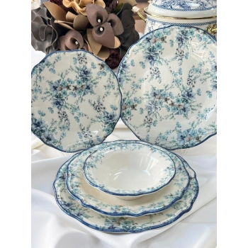 6 kişilik porselen yemek takımı