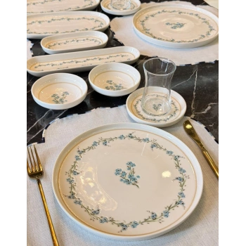 29 parça porselen kahvaltı takımı