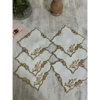 6 adet sunum peçetesi