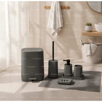 6 parça akrilik banyo takımı
