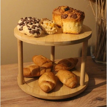 Bambu 2 katlı dönen sunumluk