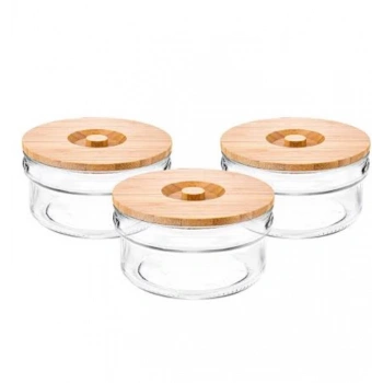 Bambum 3 lü saklama kabı