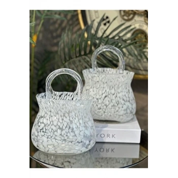 Cam çanta vazo tekli