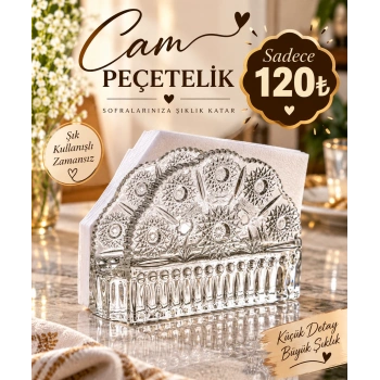 Cam peçetelik