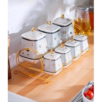 Porselen baharat takımı