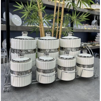 Porselen baharat takımı