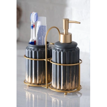 Porselen banyo takımı gri