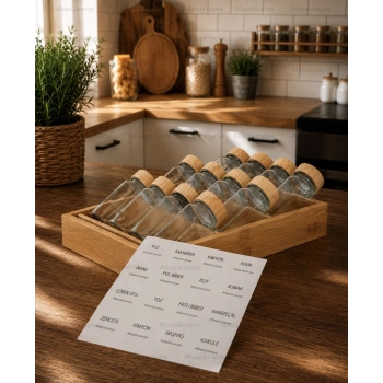 Standlı baharat takımı
