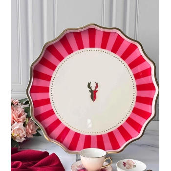 Yuvarlak sevis tepsisi