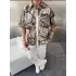Cotton Fresh Desenli Gömlek Kahve