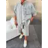 Jeans İkili Takım Kar Yıkama Mavi