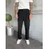 Pileli Kumaş Baggy Pantolon Siyah