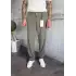 Pileli Kumaş Baggy Pantolon Yeşil