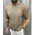 Triko Yıldız Detaylı Tshirt Kahve