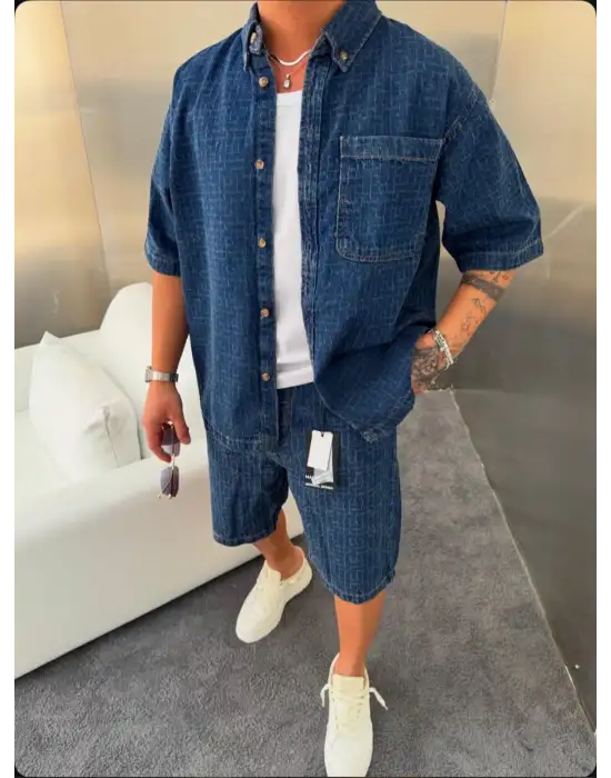 Jeans İkili Takım Lacivert