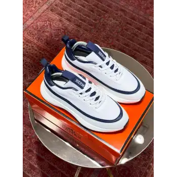 HERMES SNEAEKERS WHİTE-BLUE