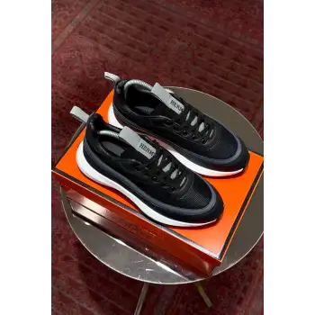 HERMES SNEAKERS BLACK-WHİTE