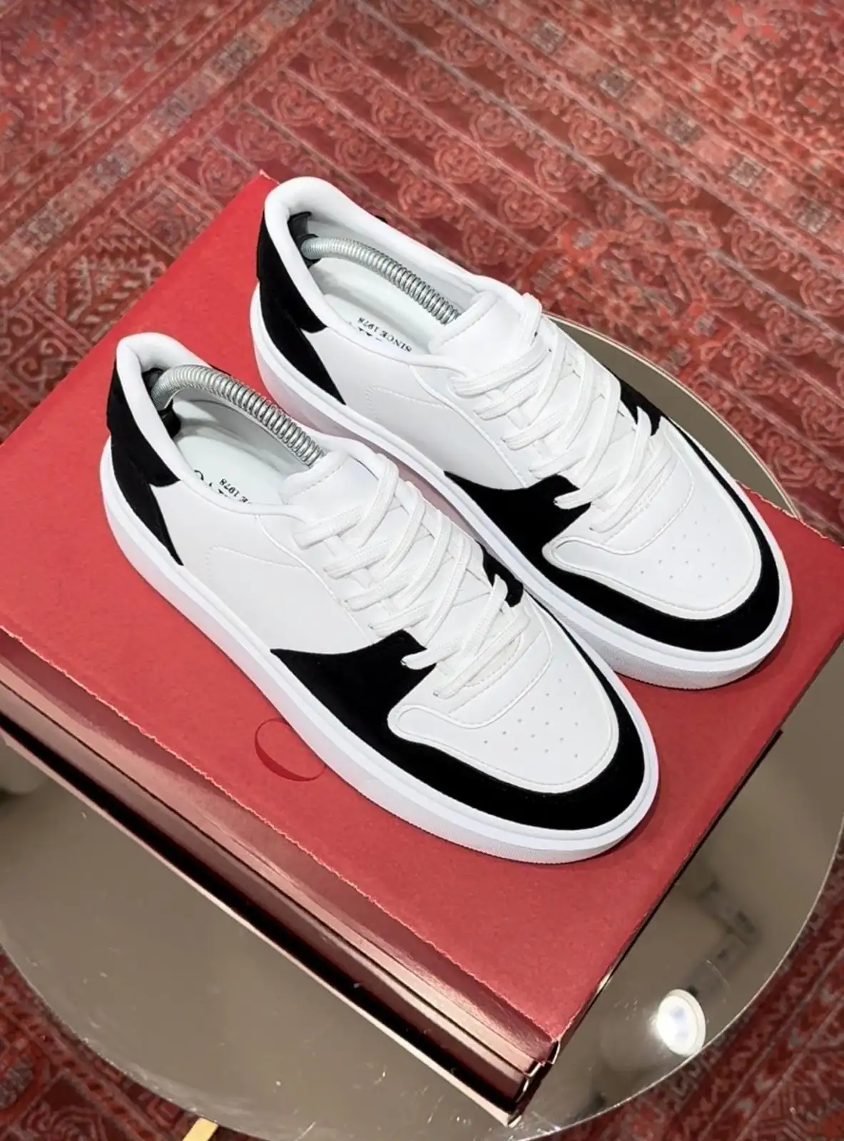 ZARA MODEL BASSİC SNEAKERS BEYAZ - SİYAH