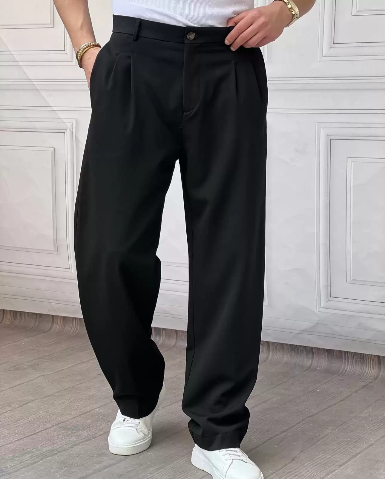 BAGGY KUMAŞ PANTLON