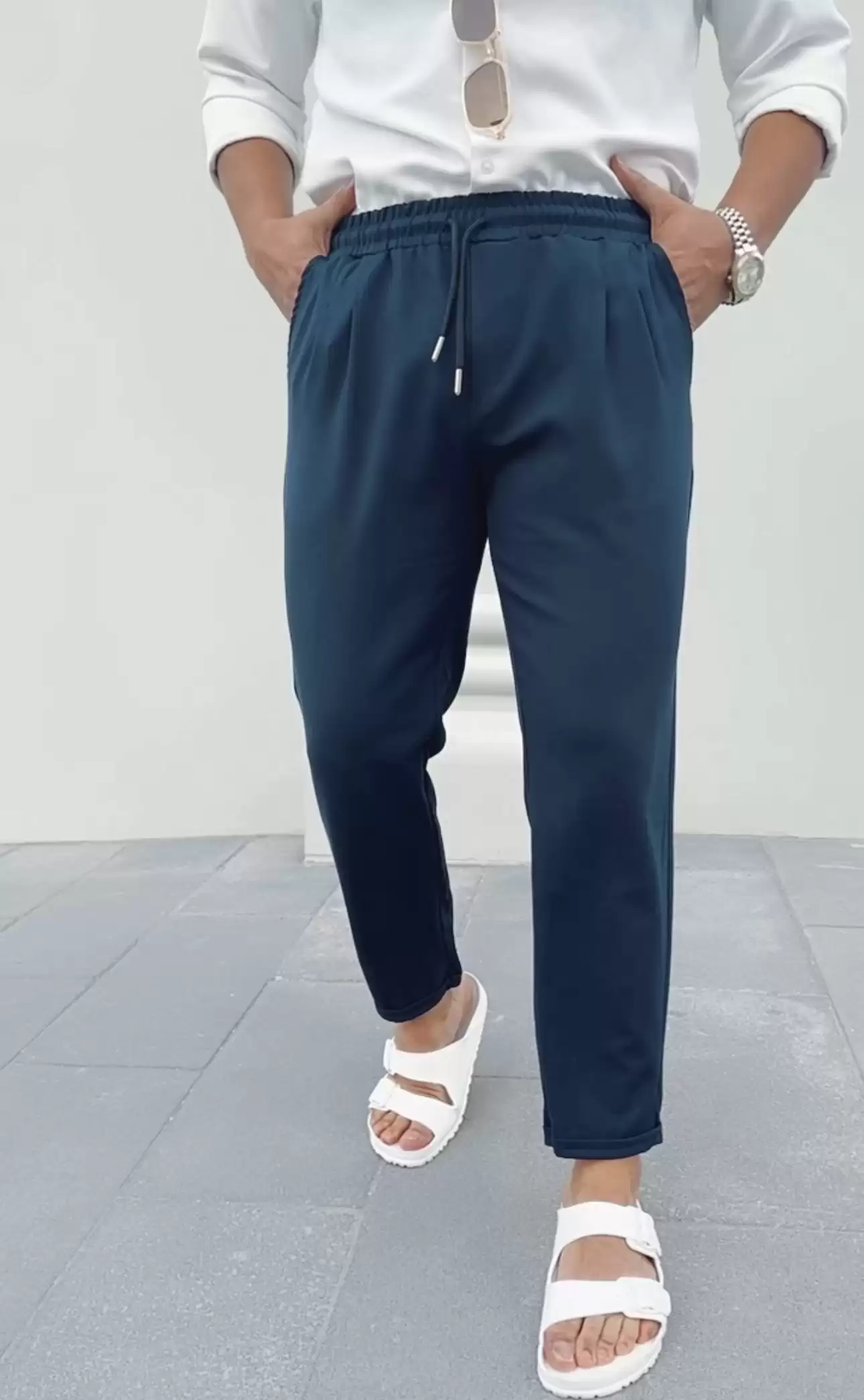 KUMAŞ JOGGER DUBLE PAÇA 4 Renk