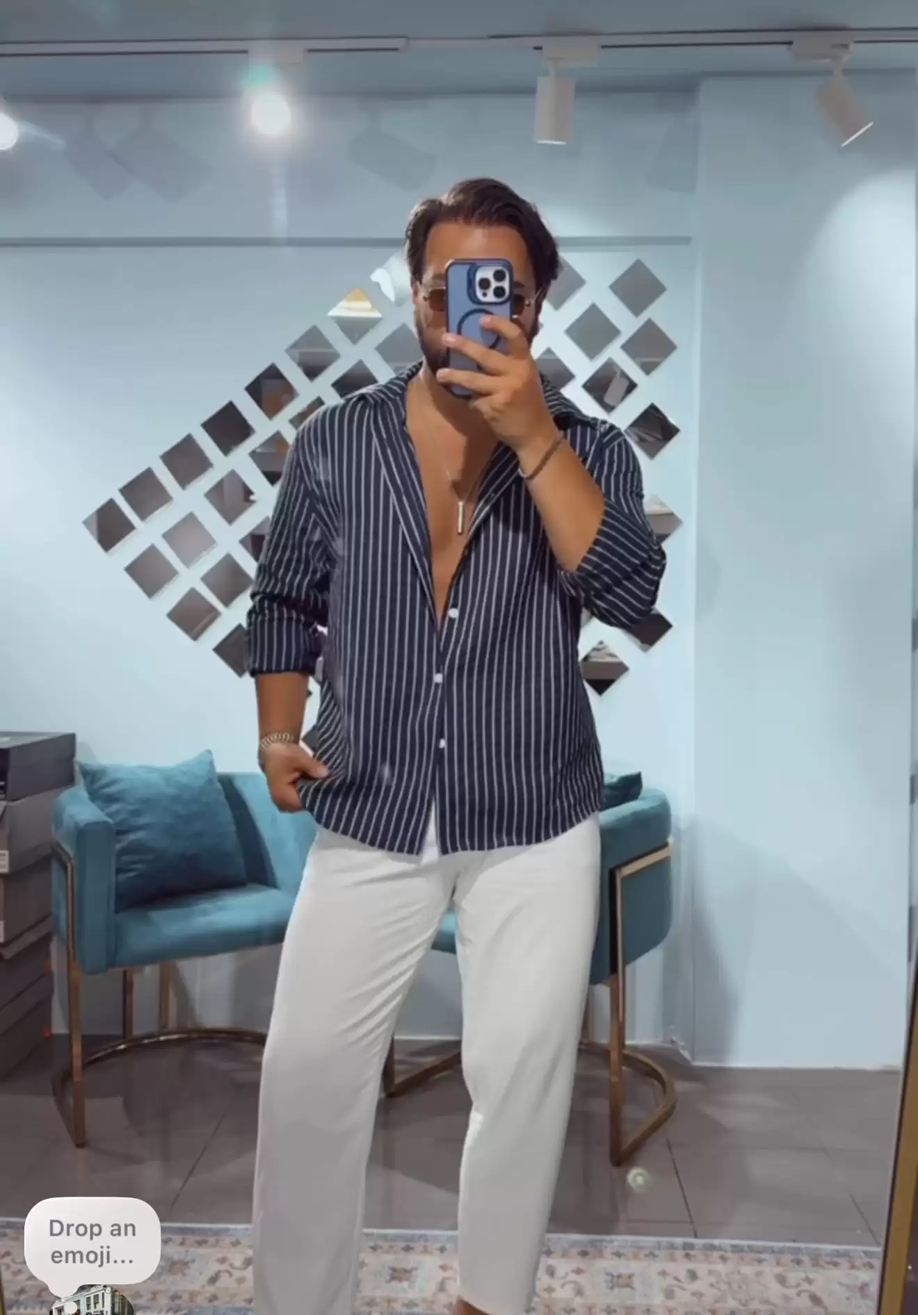 MODAL Kumaş Çizgili Gömlek 3 Renk