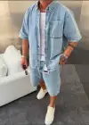 Jeans İkili Takım Mavi