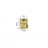 M3x4mm Pirinç Insert Somun - 3D Baskı Uyumlu