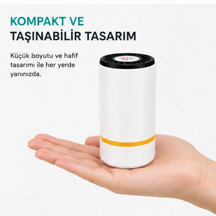 3D Filament Vakum Pompası Type-C Şarjlı Mini Vakum Cihazı