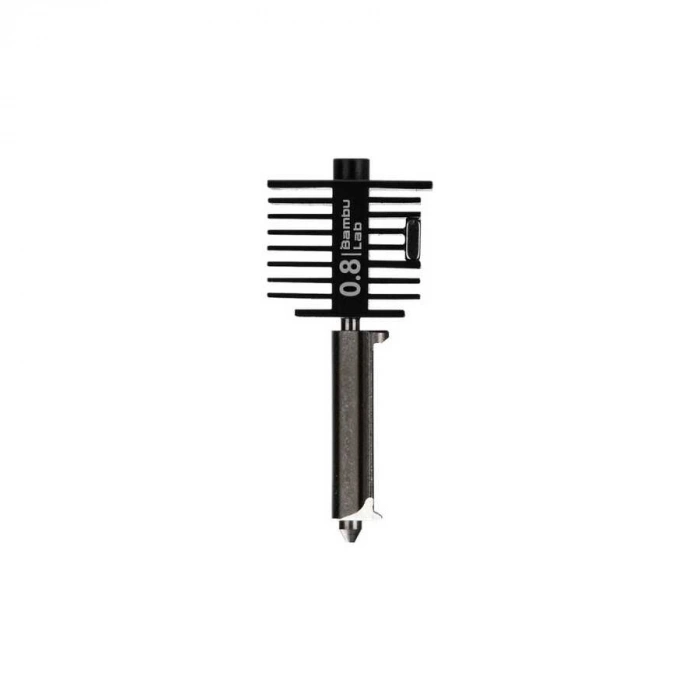 Orijinal Bambu Lab A1 / A1 Mini 0.8mm Sertleştirilmiş Çelik Hotend Ünitesi / Hardened Steel Hotend Assembly - FAH021