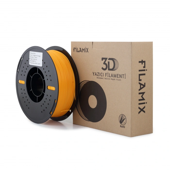 Filamix PLA+ Tangerine Orange (Mandalina Turuncusu) Filament 1.75mm 1Kg