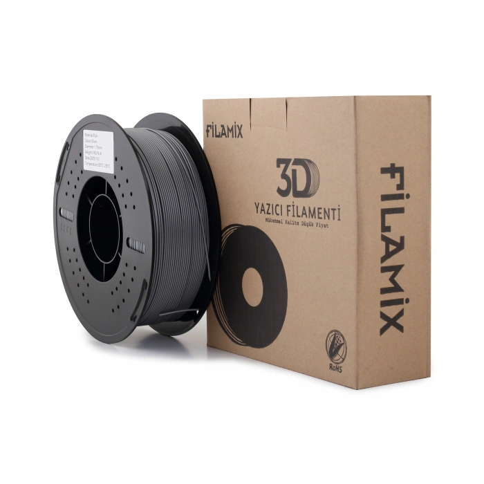 Filamix PLA+ Silver Gray (Gümüş Gri) Filament 1.75mm 1Kg