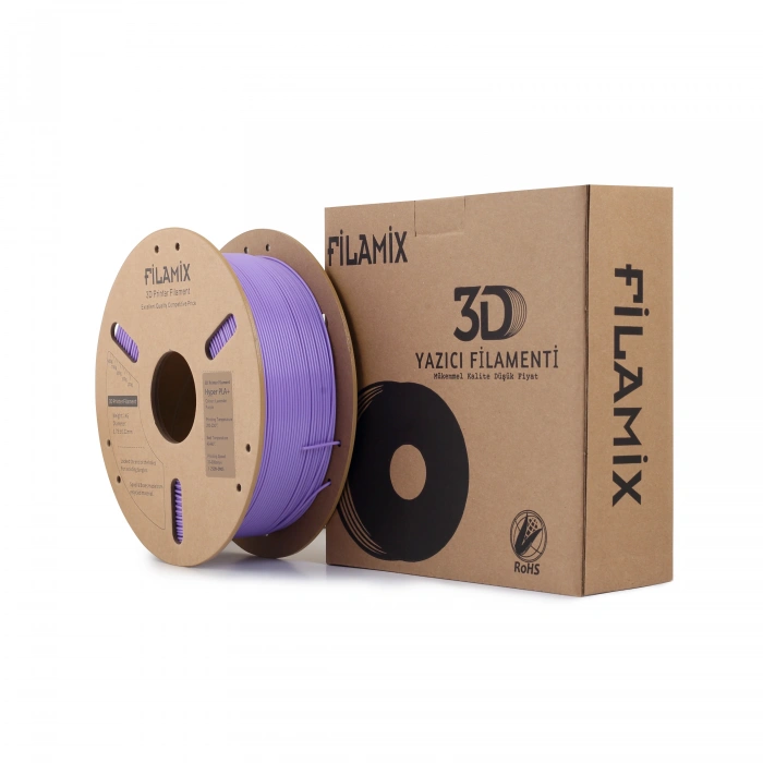 Filamix Hyper Speed PLA Lavanta Mor 1.75mm 1KG | Lavender Purple PLA