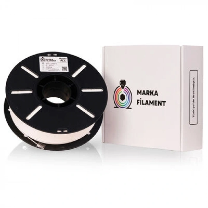 Marka Filament Hyper PLA - İnci Beyaz - 1.75mm 1Kg