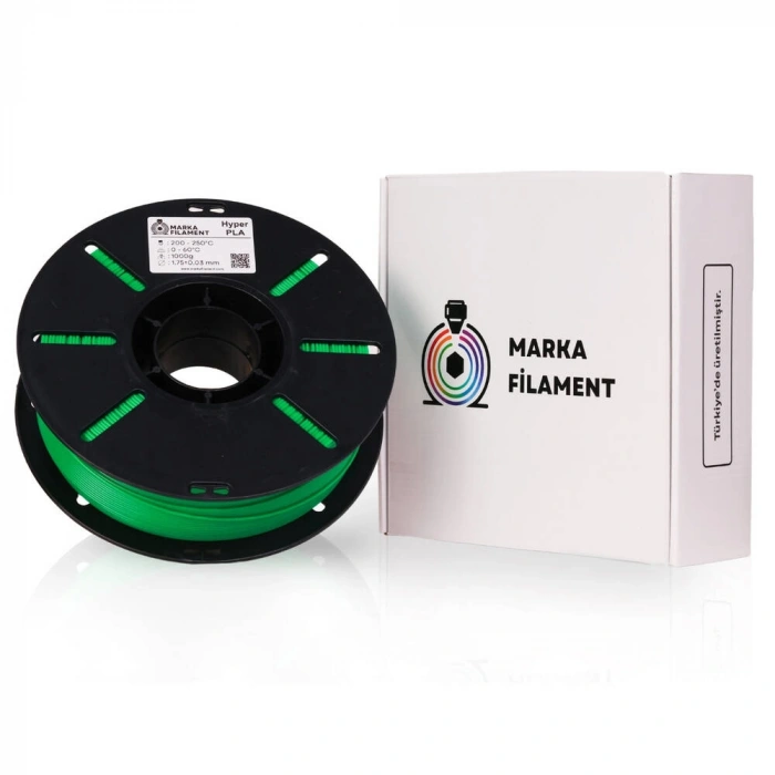 Marka Filament Hyper PLA - Yeşil - 1.75mm 1Kg