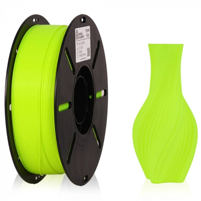 Marka Filament Hyper PLA - Neon Sarı - 1.75mm 1Kg