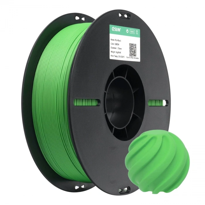 eSUN PLA-Basic Filament Yeşil 1.75mm 1kg / Green 1.75mm 1kg