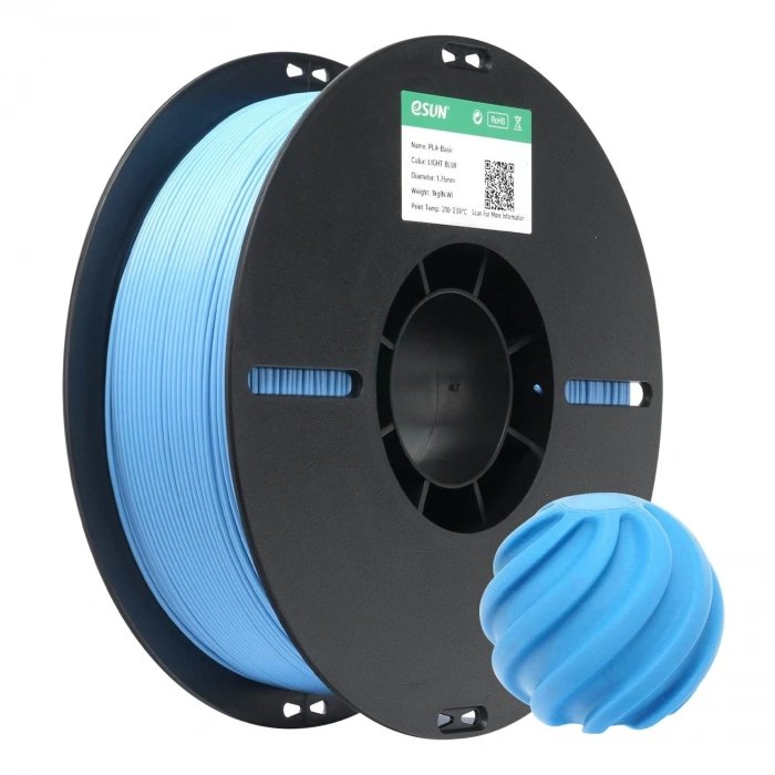 eSUN PLA-Basic Filament Açık Mavi 1.75mm 1kg / Light Blue 1.75mm 1kg