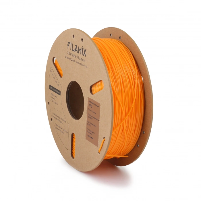 Filamix TPU 95A Filament 1.75mm Orange/Turuncu 1Kg