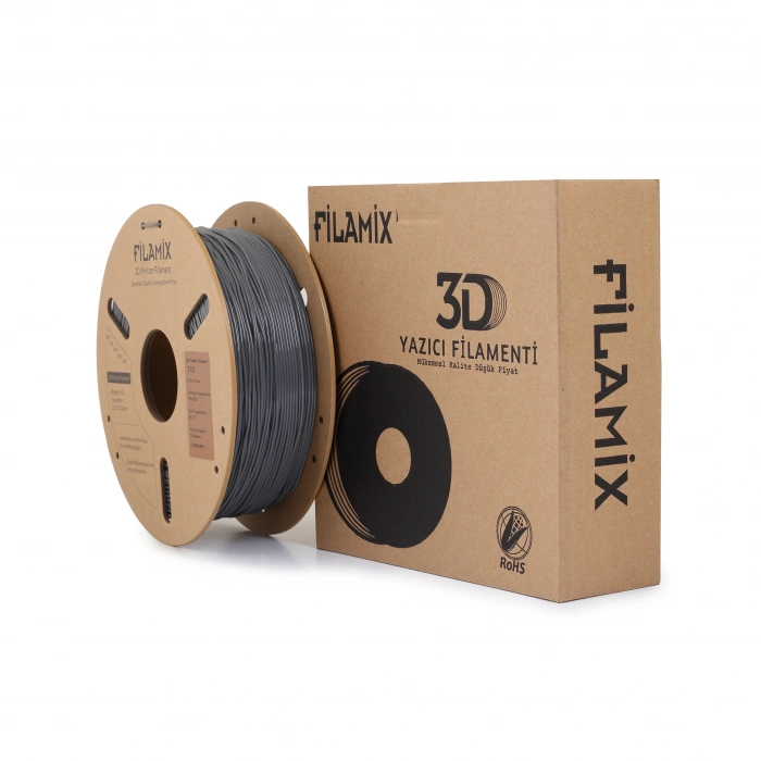 Filamix TPU 95A Filament 1.75mm Gray/Gri 1Kg