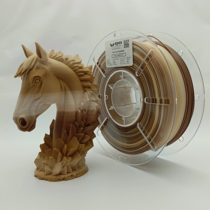 Apex3D Gökkuşağı PLA+ Filament Apex Latte 1KG 1.75mm