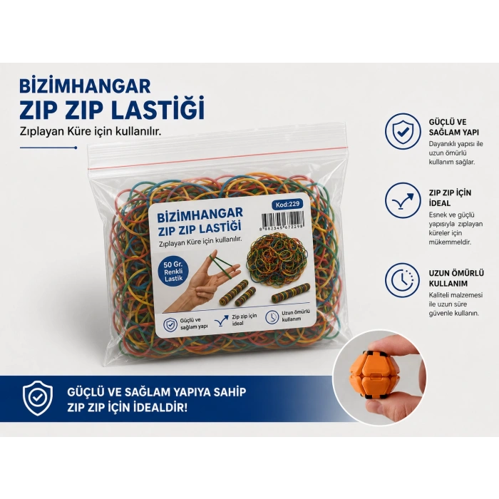 BizimHangar Zıp Zıp Lastiği – Güçlü, Esnek, Uzun Ömürlü!