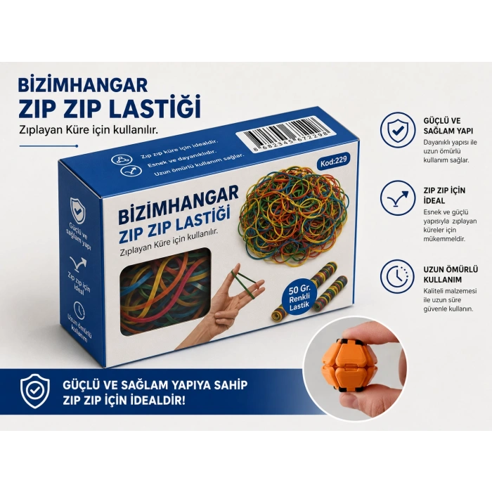 BizimHangar Zıp Zıp Lastiği – Güçlü, Esnek, Uzun Ömürlü!