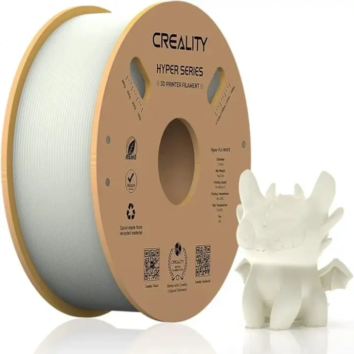 Creality Hyper PLA Filament Beyaz 1.75mm 1kg