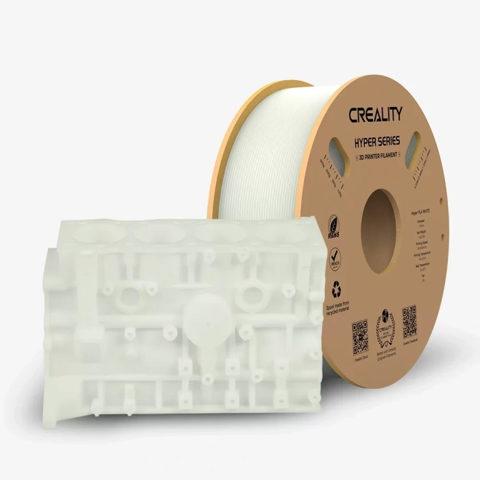 Creality Hyper PLA Filament Beyaz 1.75mm 1kg